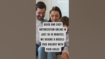 Child Travel Document Notarization | eNotary On Call