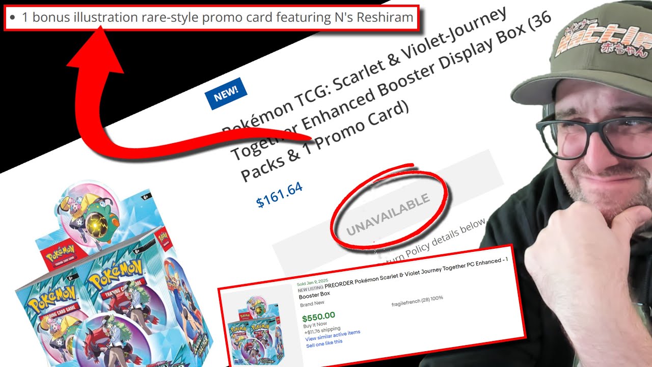 journey together enhanced booster display box POKÉMON TCG Scarlet & Violet SV9: Journey Together Enhanced Booster Box main image 1