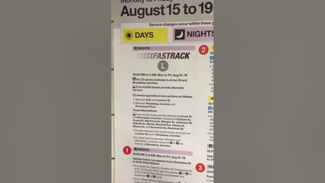 Voice with No Authority -Subway changes info