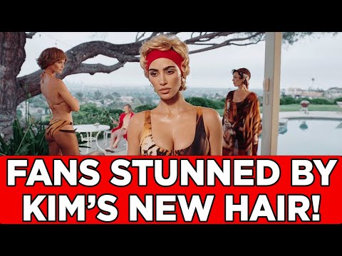 Kim Kardashian UNRECOGNIZABLE! New Curly Blonde Bob Look BREAKS the Internet!