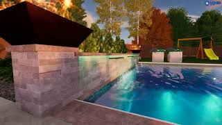 Luxury Backyard Design Concept | Full 3D Presentation