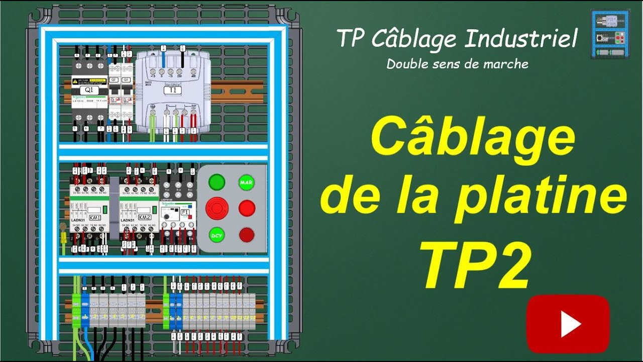 TP2 - Câblage - partie 3 - Câblage de la platine - YouTube