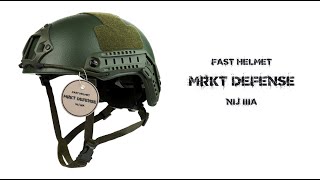 Успішний тест відстрілу трьома видами зброї шолома Fast Helmet MRKT DEFENSE класу рівня IIIA