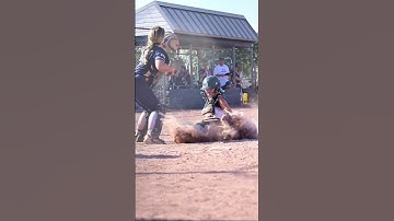 Softball Slow-Motion Magic: Sliding Safe into Home!