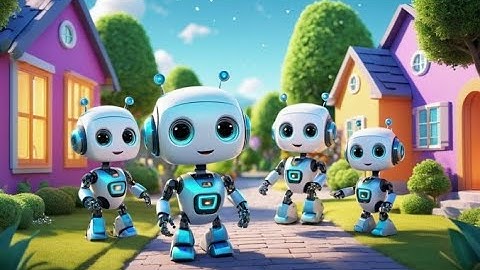 Little Robots Learn to Count | Best Nursery Rhymes and Kids Songs Collection