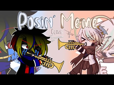 “Posin' Meme” • Collab w/ @pinkysilly1 • Ft. Error & Ink