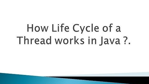 How Life Cycle of a Thread works in Java ?. (Java Interview Questions and Answers)