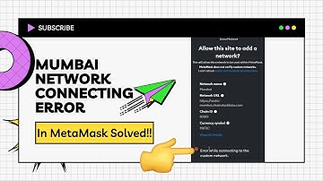 How To Solve Polygon Mumbai Network Connecting Error In Meta Mask || Add Mumbai Network In Meta Mask