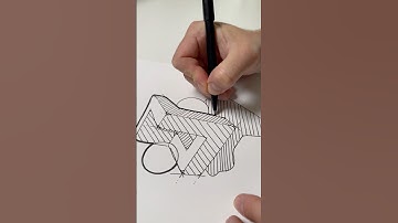 Part 1 | Random Object with Spheres | Multiliner Sketch | ASMR