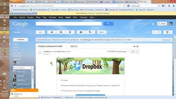 Dropbox forgot password
