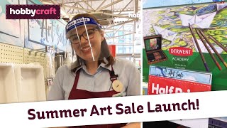 Hobbycraft Art Sale: LIVE Launch