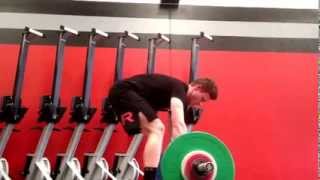 97kg hang clean fail