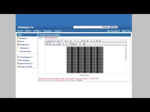 Basic Reply Text/Bulletin Code