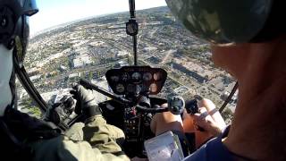 Flight 9 Helicopter Training PPL 7 0 Hrs to date Take offs Landings Moderate wind R22