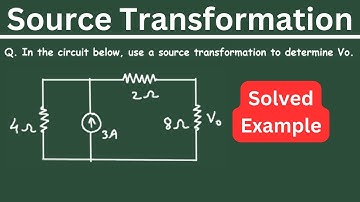 Source Transformation Technique: A Step-by-Step Example | Electrical Engineering