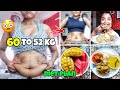 FOOD Vlog - ওজন কমাতে Indian DIET PLAN for WEIGH LOSS - গরমে রুই মাছের ঝোল ভাতের স্বাদ অসাধারণ