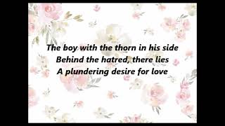 The Smiths - The Boy With The Thorn In His Side (Lyrics)