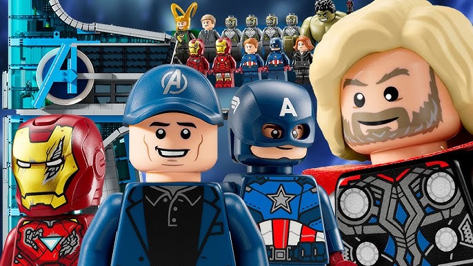 We Build LEGO Marvel Avengers Tower, Which Comes With 31 Minifigures - IGN