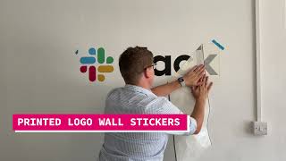 Printed Logo Wall Sticker - Product Video