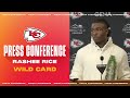 Rice: “I look forward to keep putting my name down in this program” | Wild Card Press Conference