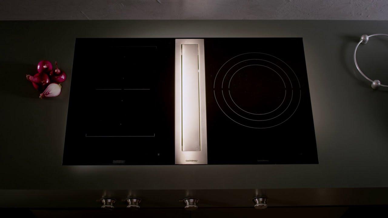 View The Gaggenau Flex Induction Cooktop With Downdraft