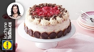 Malinový dort s mascarpone - Markéta Krajčovičová - RECEPTY KUCHYNĚ LIDLU