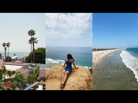 TRIP TO LA 2021 | A tour of Santa Monica, Malibu, and Downtown, LA + food adventure and beach days