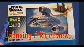 Revell Razor Crest 1/72  Unboxing / Kit review