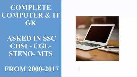 All Computer & IT Questions asked in SSC CGL CHSL Steno MTS and Banking Exams