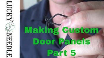 Automotive Upholstery - Making Custom Door Panels Part 5 - Installing Panel Clips