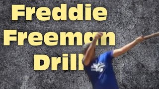 Tee Drills: The Freddie Freeman Drill Shoot the Ball to Left Center on a Line over the Shortstop