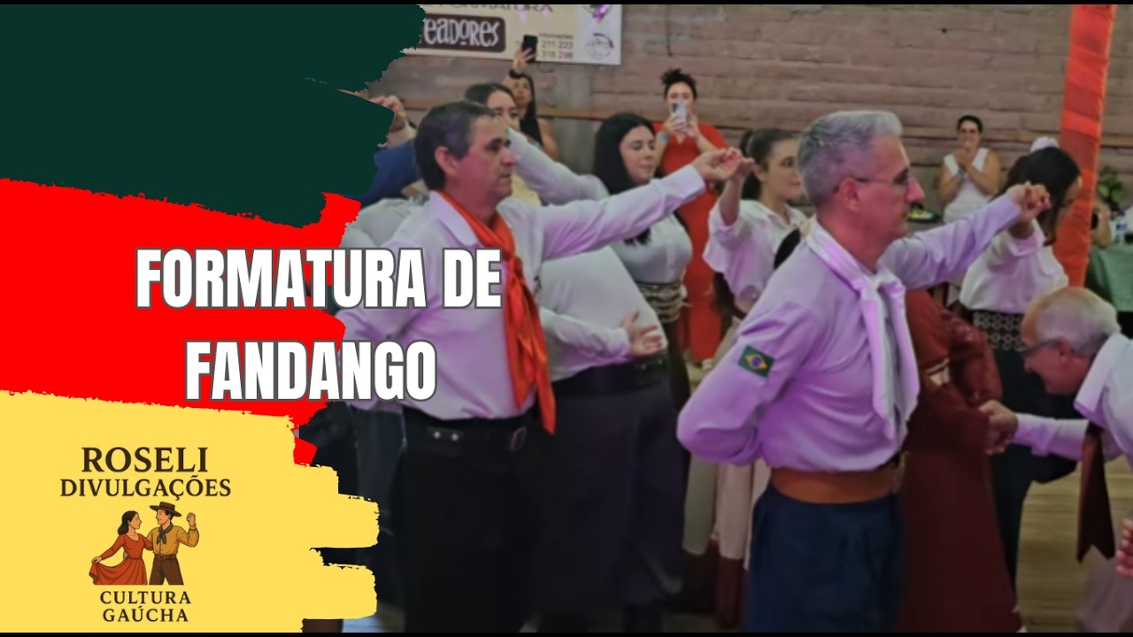 A POLONESE DE FORMATURA- CURSO DE FANDANGO DANÇAS & TRADIÇÃO- CTG INHANDUI DOMINGUEIRA 14/12