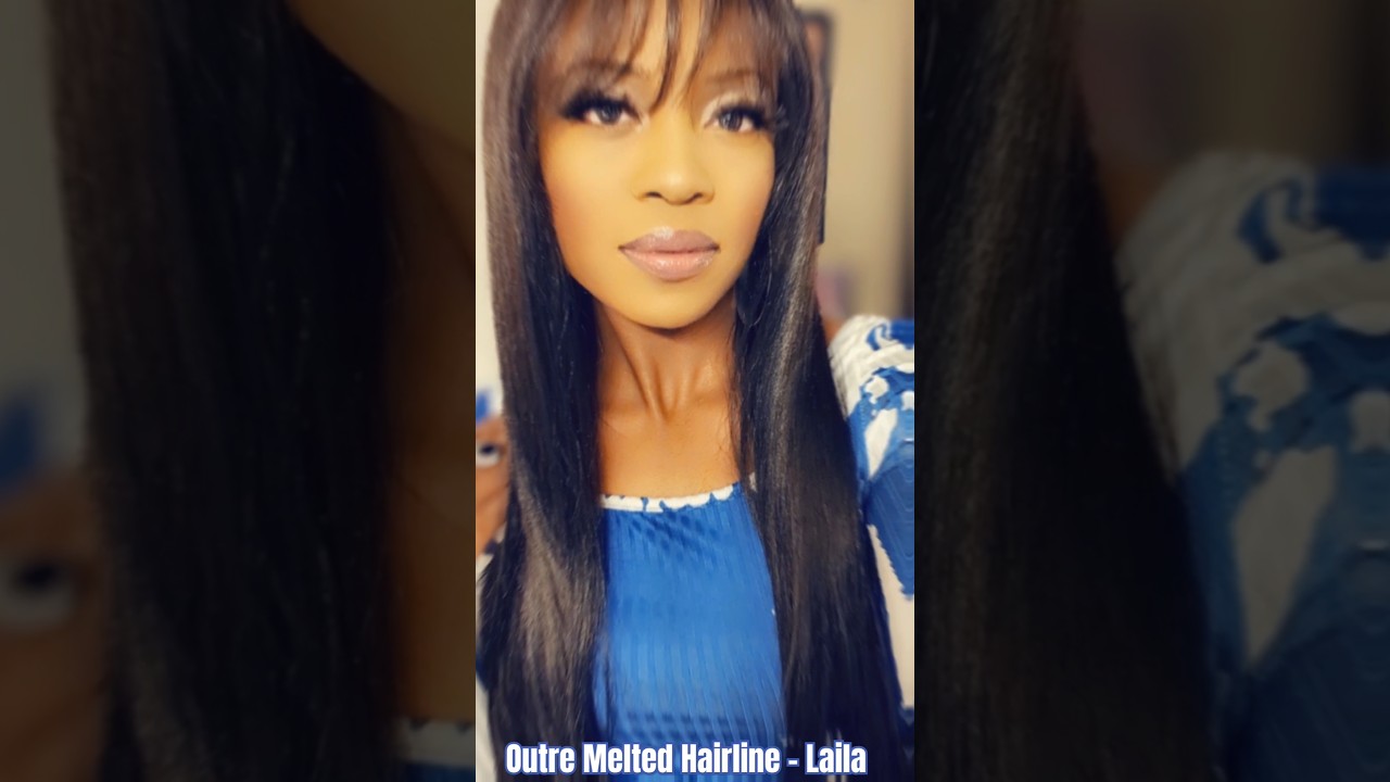 Definitely love the pre styled bangs!!! Outre Melted Hairline - Laila 