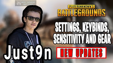Just9n PUBG Settings, Keybinds, Sensitivity, Gear and Setup Pro Player 2020 Updates