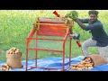 Peanut picker Mechine making 😲using grainder motor1 மணி நேரத்தில் 1 ஏக்கர் நிலக்கடலை பறிக்கலாம்💯😅