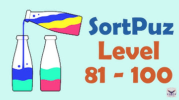 SortPuz™: Water Sort Puzzle (Level 81 to 100)