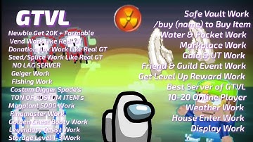 Growtopia Private Server GTVL | Like Real GT & All Work 100% True Best Server Link to Description ⭐