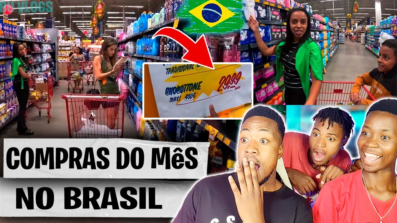 AFRICANOS FICAM CHOCADOS  COM AS COMPRAS DO MES NO BRASIL OS PREÇOS AUMENTARAM?