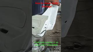 before and after auto body  repair work #automobile #next