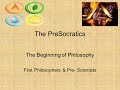 PreSocratics: Beginning of the theory that we can create a theory of everything