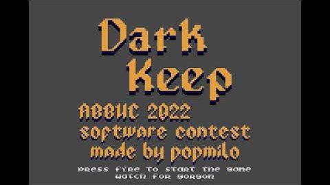 ATARI XL / XE =+ DARK KEEP += NEW GAME 2022
