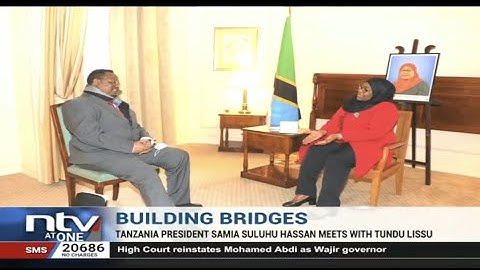 Tanzania President Samia Suluhu meets opposition leader Tundu Lissu