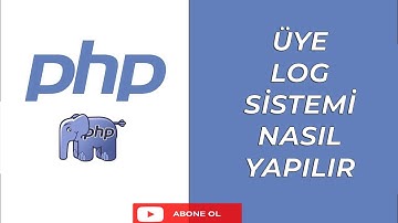 PHP&PDO Üye Giriş ve Üye Çıkış Log Sistemi Nasıl Yapılır #nasılyapılır #php #yazılım #phpdersleri