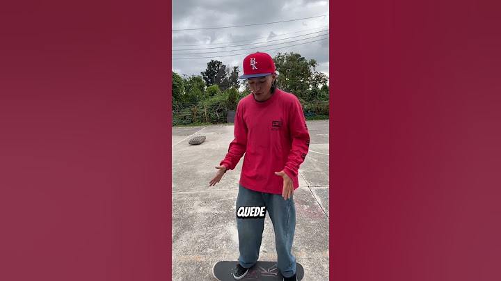 Cómo caer con el flip con el pie de atrás
