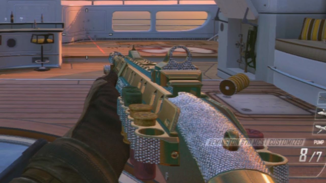 Black Ops 2 - DIAMOND SHOTGUNS - How To Get DIAMOND CAMO - YouTube