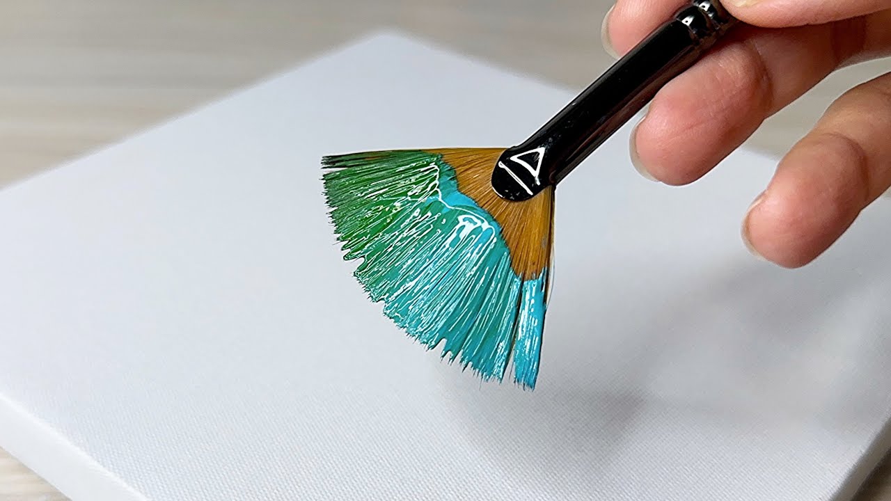 🌊🌾Этот рисунок может нарисовать КАЖДЫЙ! Простая и расслабляющая картина с морскими волнами / рисо...