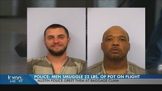 22 pounds of marijuana found in suitcase at Austin airport, 2 arrested