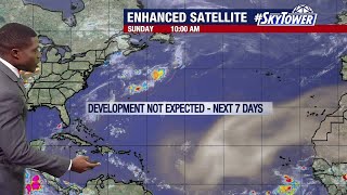 Saharan Dust continues to keep Tropics quiet