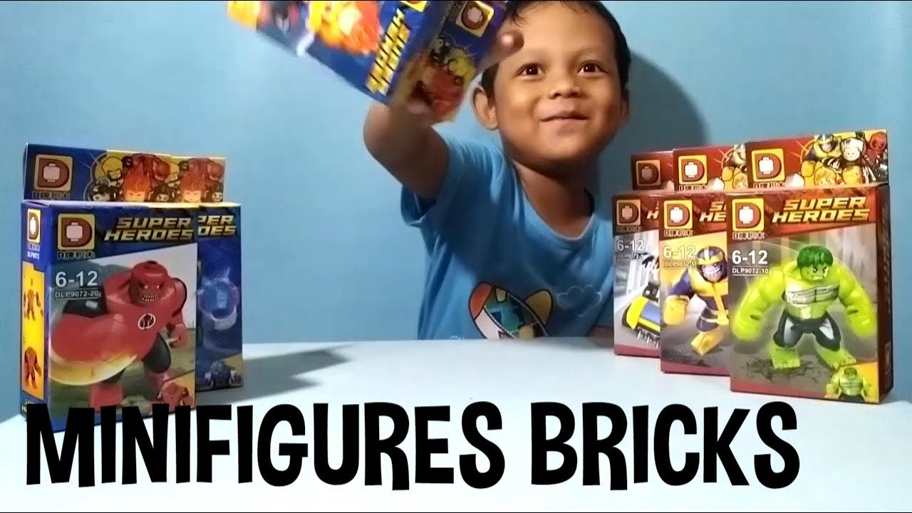 Superheroes Minifigures Bricks | DLP