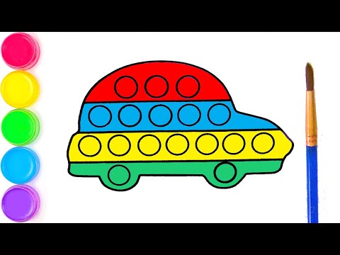 Рисунок Раскраска Антистресс ПОП ИТ Машина |  Как нарисовать ПОП ИТ  Раскраски Малышам